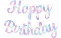Glitter Happy Birthday Banner Sign Birthday Garland Wall Door Banners Flag by Unknown