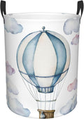 Hot Air Balloon Round Laundry Hamper Cute Storage Basket Toys Clothes Organizer by Gbuzozie