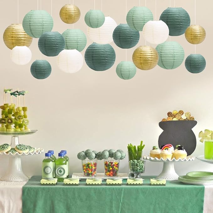 Paper Lanterns Party Decorations, Hanging Round Chinese Lanterns - Image 7