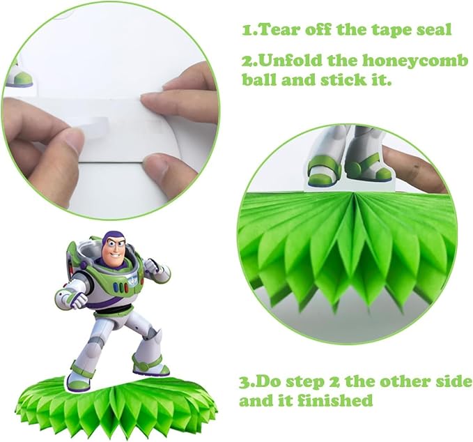 For Toy Story Birthday Party Supplies, Double Sided Table Decorations - Image 3
