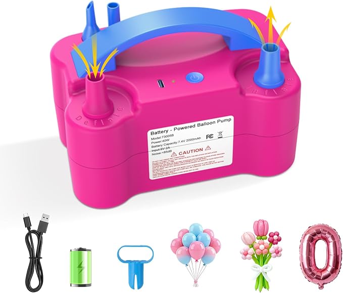 AXHJ Balloon Pump Electric Air Pumps, Electric Air Balloon Pump, Balloon by AXHJ