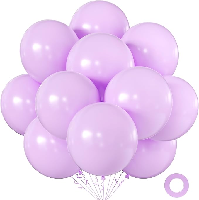 18 inch Pastel Purple Balloons by KALOR
