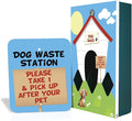 Zero Waste USA - DISPENSE-ART™ Roll Bag Dispenser & Sign - Dog House | by ZEROWASTEUSA