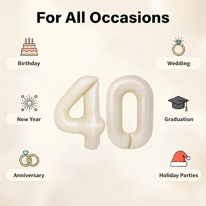 Number Balloons for Birthday Decorations - Image 5