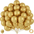 40pcs Metallic Gold Balloons 12 Inch, Shiny Chrome Gold Balloons | Balloons by ZizasAry