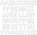 52 Pcs White Letter Balloons 16 Inch Mylar Foil Alphabet Letters 2 Sets A- Z by Togvu