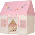Kids Play Tent Indoor: with Mat, Tassel Garland by Senodeer
