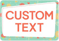 Custom Sign, Custom Street Sign, 11 Font Colors, 13 Font Styles, 4 Hole Options, 22 Sizes, 7x10 Inches, Rust Free DiBound, Fade Resistant, Made in USA by My Sign Center (Mid-Century Modern 2)