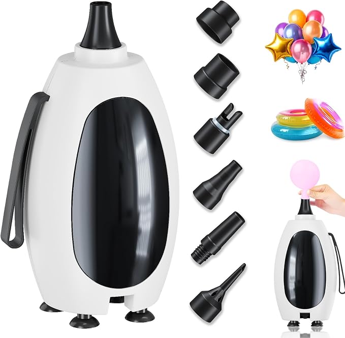 Balloon Pump Electric, Portable Balloon Inflator Air Pump Balloons Blower by Froova