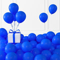 Retro Dark Blue Balloons, Birthday Decoration, Wedding Party, Baby Shower by KALOR