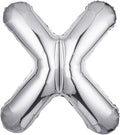 Single Aluminum Hanging Foil Film Silver Letter Balloons X 40 Inch | by FFNIU