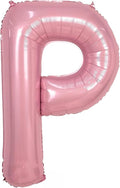 Pink Letter P Balloons, P Balloon 40 Inch Foil Helium P Balloon Letter | Pink P by BBPOOL