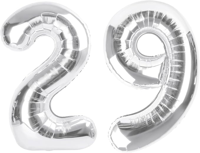 29 Balloon Numbers 40Inch for 29th Year Old Birthday Decorations, Inflation by Mluchee