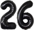40 Inch Number Balloons 26 Black Big Giant Jumbo Number Foil Mylar Balloons by xiangsushijie