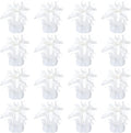 16 Pack White Balloon Weights Metallic Holder Anchors Balloon Holder Weights by Unknown
