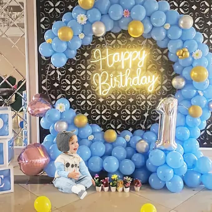 Round Backdrop Stand Arch Balloon Golden Metal Circle Garland Frame - Image 3