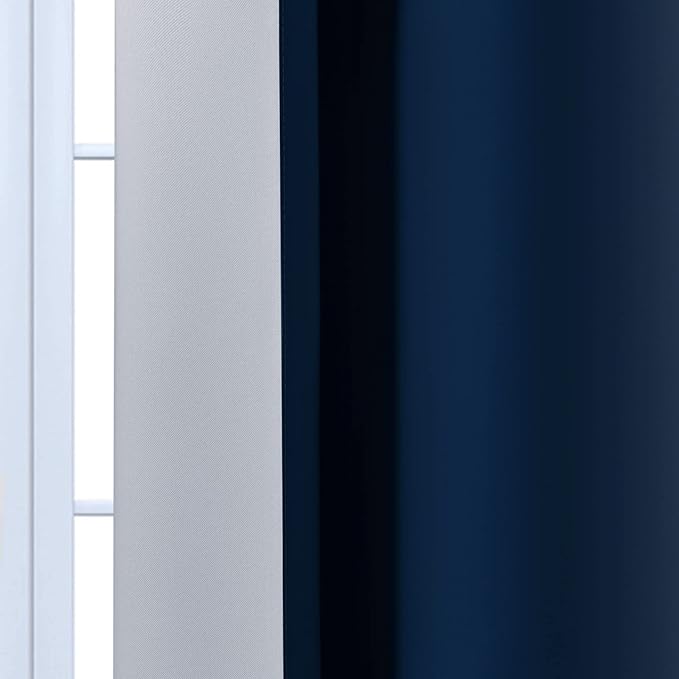 Yakamok Ombre Curtains Blue and Greyish White - Image 5