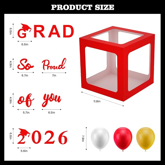2026 Graduation Party Decorations, Class of 2026 Party Supplies - Image 5