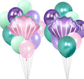 Sea Shells Balloons Multi-color Sea Shells Foil Mylar Balloon by OSAMUHA