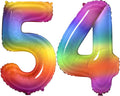 Number 54 Balloons for 54th Birthday Party Decorations, 0-100 Large No.54 by Joycard