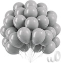 Gray Balloons 12 inch, Baby Shower, Anniversary Party Decorations by Awenztech