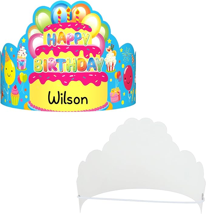 Pack of 36 Birthday Crowns for Kids - Image 4