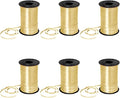 PMU 3000 Yards x 3/16in Gold Crimped Curling Ribbon String by PMU