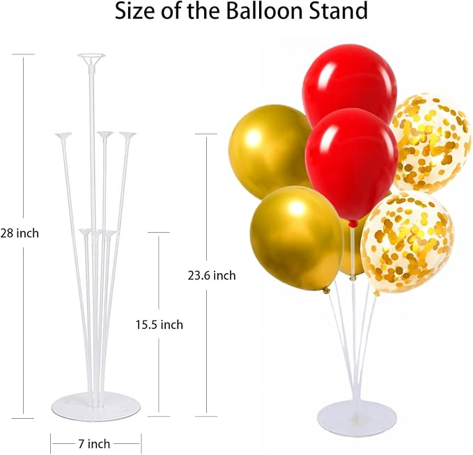 4 Set Balloon Stand Kit for Table Centerpieces - Image 6