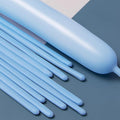 260 Pastel Blue Balloons, Thickened 100 Pack Long Twisting Magic by VHUWE