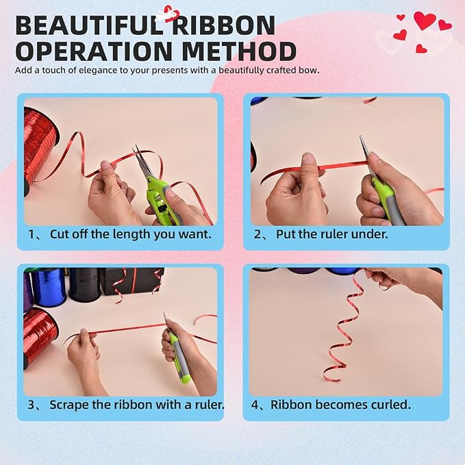 Rainbow Ribbon, 500 Yard Curling Ribbon - Image 2