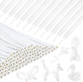 RUBFAC 260 White Long Balloons for Tying Arch, Party Decorations by RUBFAC