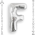 AULE 40 Inch Silver F Balloon Letter Foil A-Z Birthday Big Alphabet | Birthday by AULE