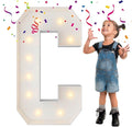 3FT Marquee Light Up Letters, Large Marquee Letters, Mosaic Balloon Frame by MerryMosaics