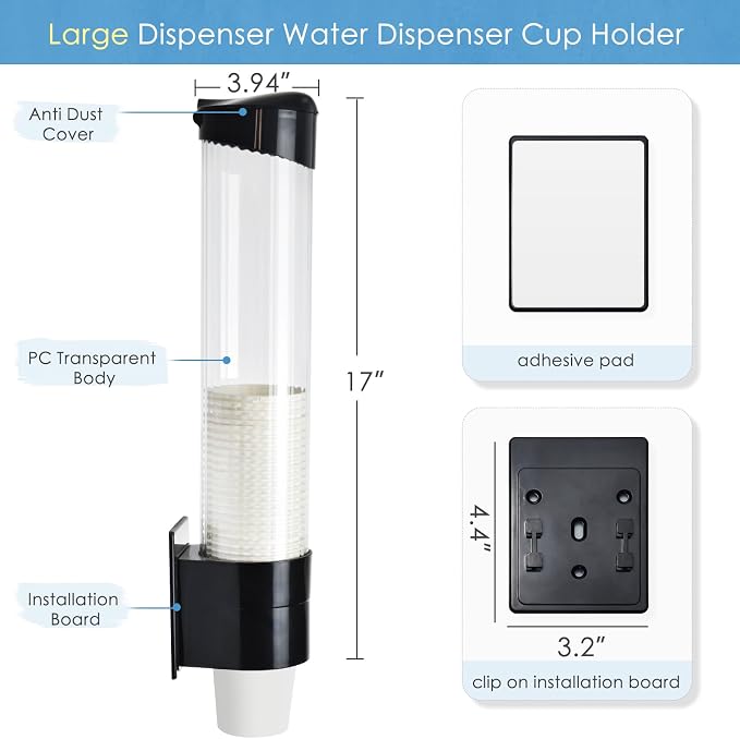Cup Dispenser Holder for 7oz - 12oz Paper Plastic Cups - Image 2