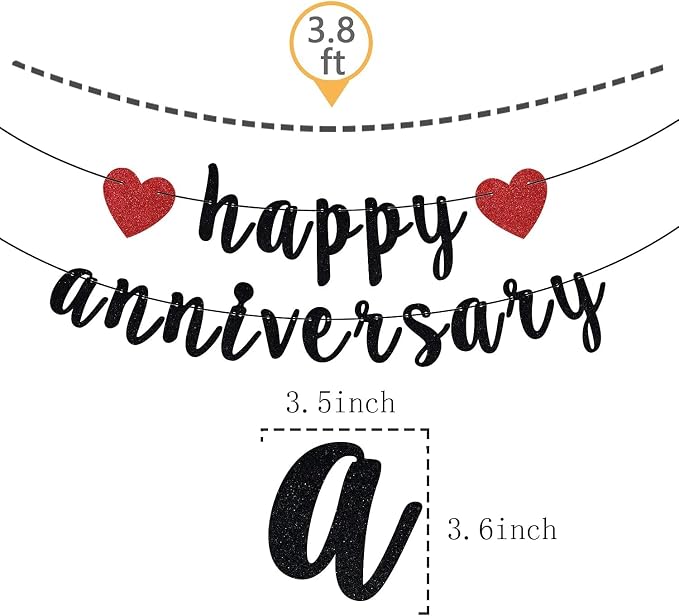 Happy Anniversary Banner, Anniversary Party Decorations, We Still Do, Happy - Image 5