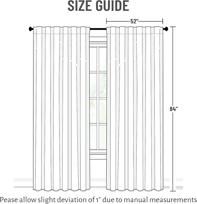 Yakamok Grey Light Blocking Curtains - Image 2