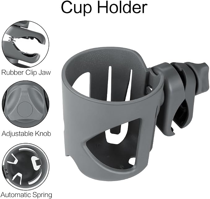 Accmor Stroller Cup Holder, Walker Wheelchair Bike Drinks Holder | Universal - Image 3