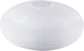 White Oval Paper Lanterns, 1 Pack | Chinese/Japanese Paper Pendant Lampshade by Qiokhgi