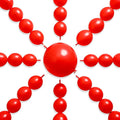 PartyWoo Red Linking Balloons 100pcs 6 Inch Red Link Balloons | by PartyWoo