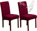 Waterproof Dining Chair Covers Set of 2 Parsons Chair Slipcovers | Double by Genina