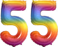 Number 55 Balloons for 55th Birthday Party Decorations, 0-100 Large No.55 by Joycard