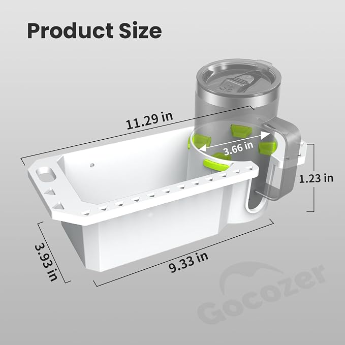 Gocozer Boat Cup Holder with Rubber Tab, Universal Boat Storage Organizer - Image 7