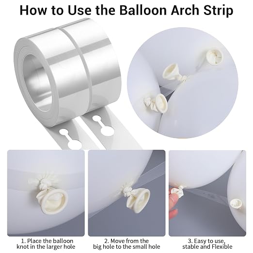 10PCS Balloon Decorating Strip 164ft Balloon Arch Garland Kit | Balloons - Image 3