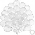 50pcs Clear Balloons, 12 Inch Transparent Latex Balloons | Helium Quality by Colorfullifefromnowon
