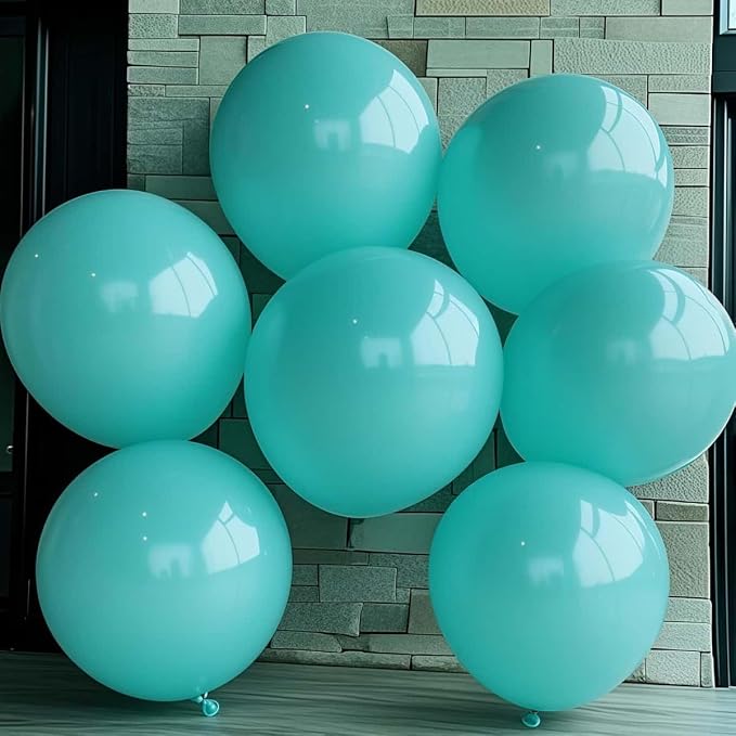 30 Pack Teal Balloons 36 inch Turquoise Latex Giant Balloons - Image 7
