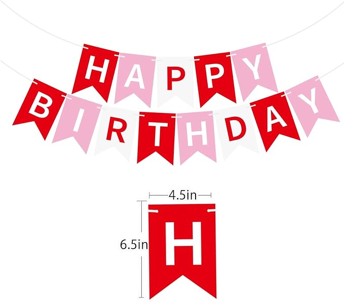 Happy Birthday Banner Birthday Party Supplies - Image 2