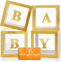 Ledido Baby Boxes with Letters for Baby Shower Decorations by Ledido