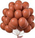 PartyWoo Dark Brown Balloons 50pcs Boho Neutral Coffee Tan Color | 12 Inch by PartyWoo