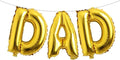 16 INCH DAD Multicolor optional Foil Letter Balloon 16" Happy Father's Day Best by RUIANSI