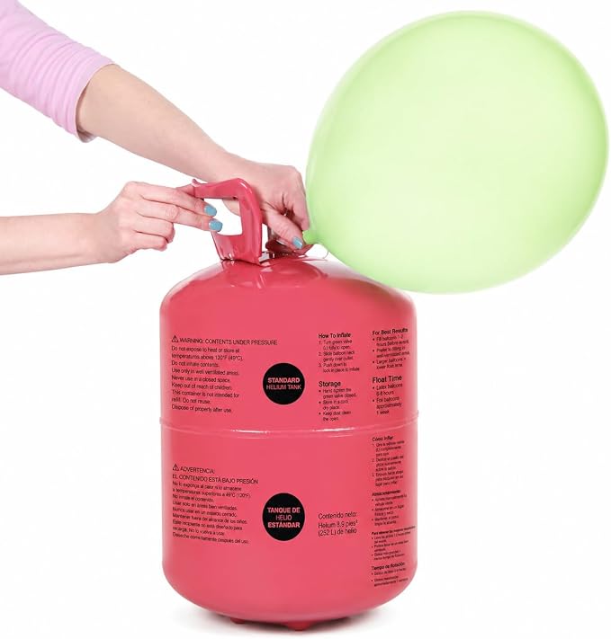 Helium Tank for Balloons At Home, 14.9 Cu Ft Helium Balloon Pump Kit - Image 5